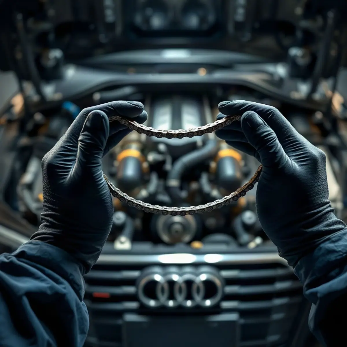 Замена цепей ГРМ на Audi Q7 3.0 TFSI: симптомы, этапы, цена ремонта