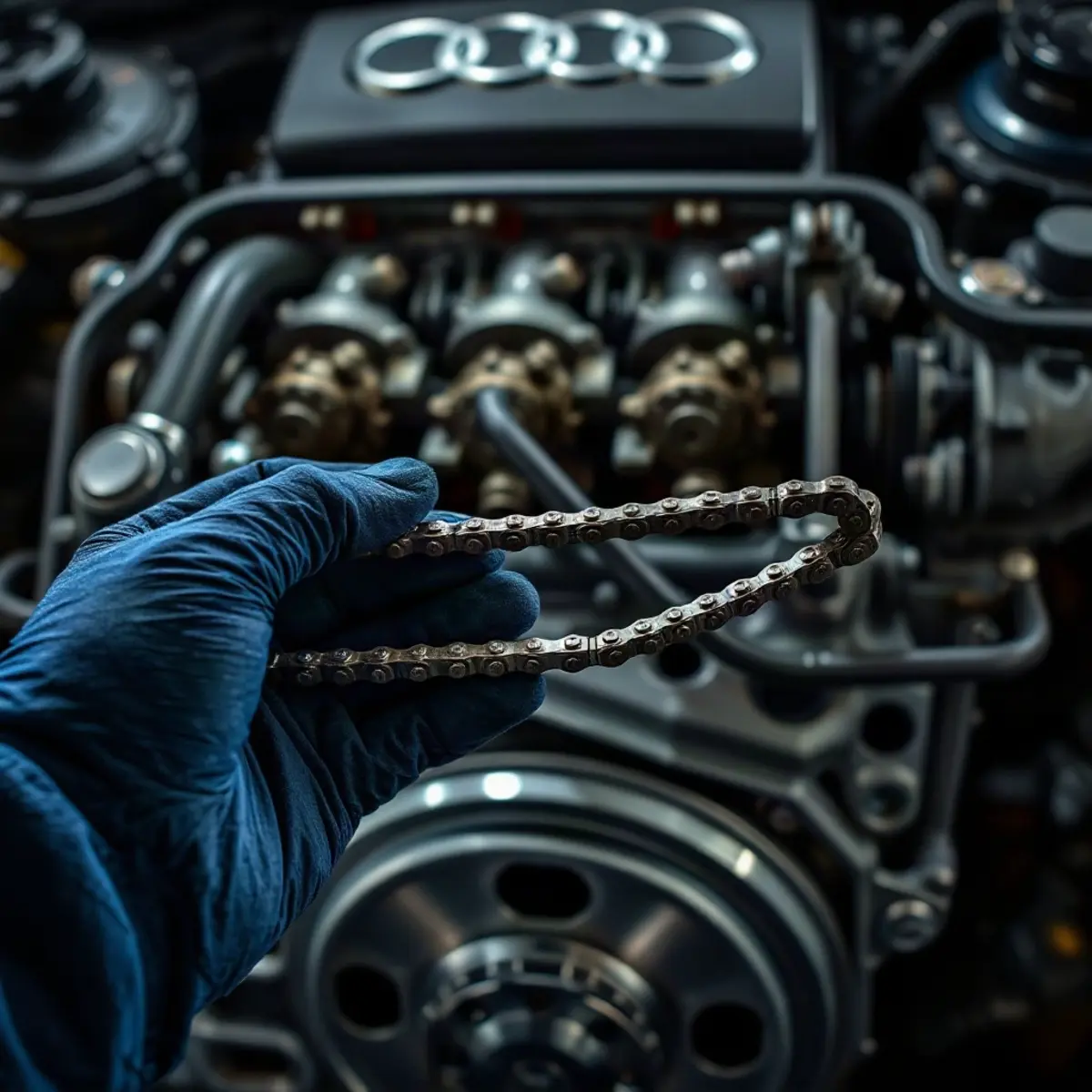 Замена цепи ГРМ Audi 2.0 TFSI: пошаговая инструкция и советы